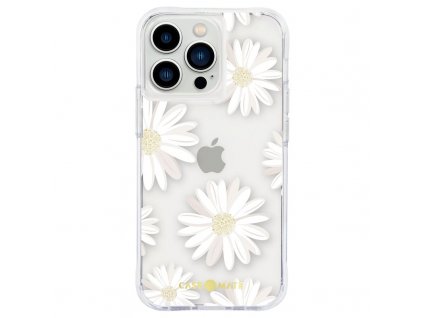 7068 case mate tough print pouzdro pro iphone 13 pro glitter daisies