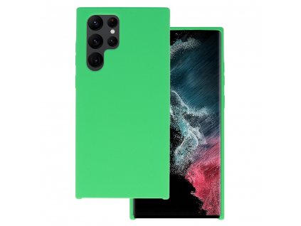 7257 pouzdro vennus silicone case samsung galaxy s22 ultra zelena