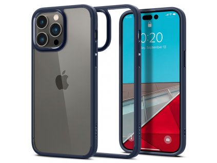 7581 spigen ultra hybrid kryt pro iphone 14 pro navy blue