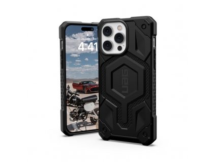 7713 uag monarch pro kevlar magsafe kryt pro iphone 14 pro max kevlar black