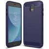 Karbonové pouzdro flexibilní TPU pro Samsung Galaxy J5 2017 J530, modré