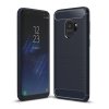 Karbonové pouzdro TPU pro Samsung Galaxy S9 G960, modré