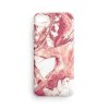 4954 2 wozinsky marble zadni silikonovy kryt na iphone 13 mini mramorovy motiv ruzovy