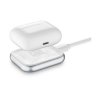 6414 bezdratova nabijecka cellularline power base pro sluchatka apple airpods airpods pro bila