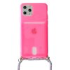 6816 2 strap fluo pouzdro pro iphone 11 ruzove
