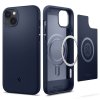 7233 spigen mag armor magsafe kryt pro iphone 14 plus navy blue