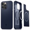 7614 spigen mag armor magsafe kryt pro iphone 14 pro navy blue