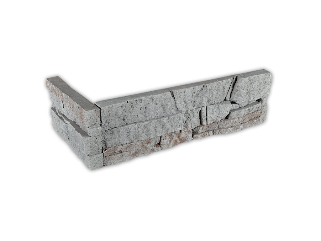 Betonový roh VASPO Kámen lámaný šedý