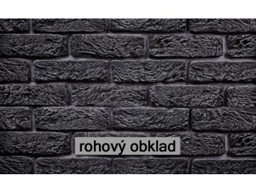 Cihlový roh MAGICRETE handbrick tmavě šedá 7515