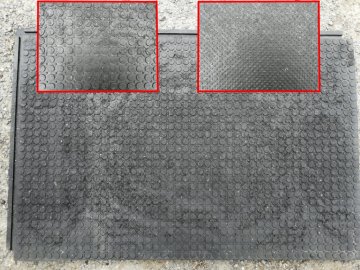 Podlahové desky zátěžové z PVC 118x79cm - oboustranné