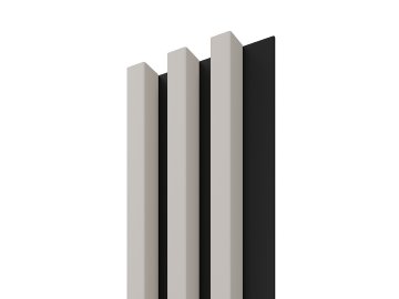 Dřevěná lamela LINEA SLIM 3 - japandi / černá