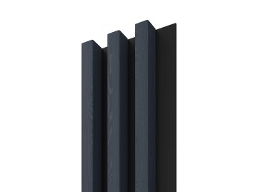 Dřevěná lamela LINEA SLIM 3 - modrá / černá