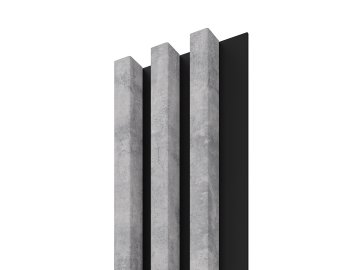 Dřevěná lamela LINEA SLIM 3 - urban / černá