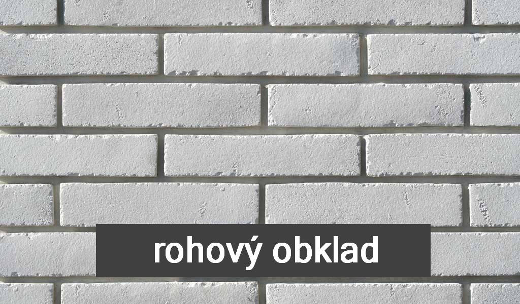 Rohový cihlový obklad Magicrete Bianco