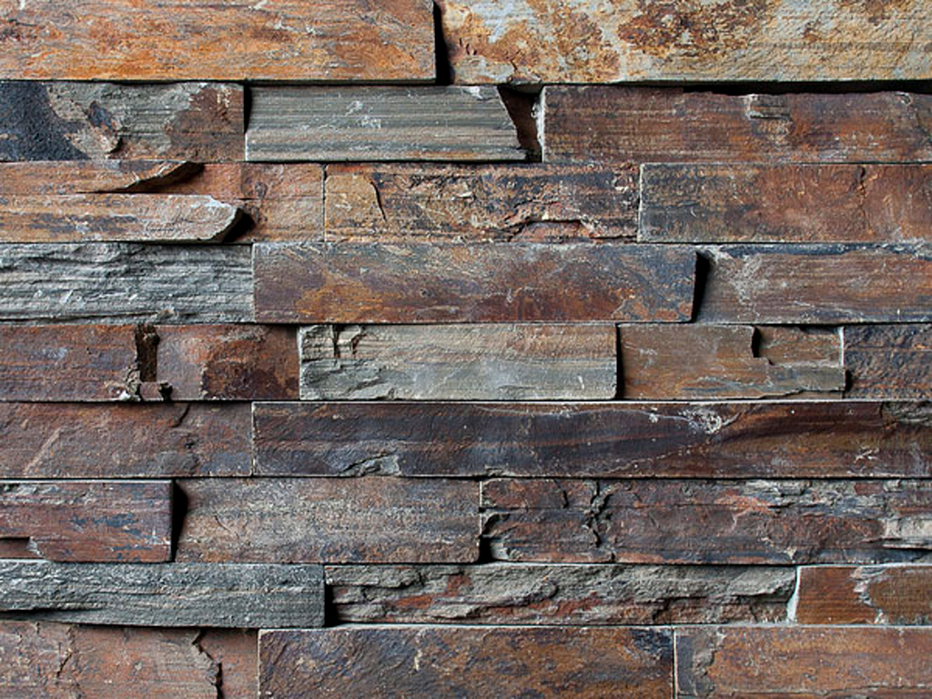 Přírodní kámen WALLSTONE N 3002 Rusty Slate Rustical 55x15cm cena za balení