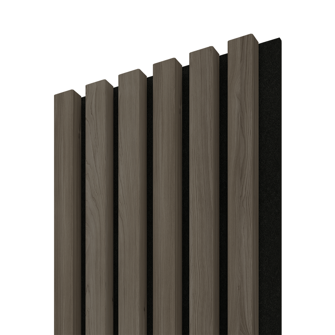 Dřevěná lamela ACOUSTIC LINE 6 - hakira / černá 2650 x 245 x 22 mm cena za balení