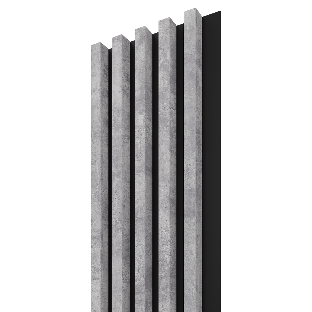 Dřevěná lamela LINEA COMFORT 5 - urban / černá 265x24,6x3 cm cena za balení
