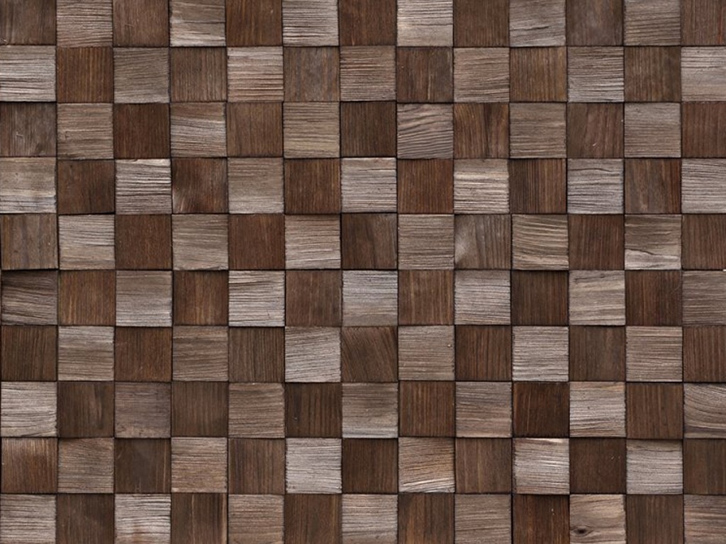Dřevěný obklad Wood collection QUADRO MINI 1 - 38x38x0,6-1,6 cm cena za balení