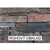 Rohový obklad Přírodní kámen WALLSTONE N3002 Multicolor Slate na síťce