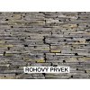 Rohový obklad Přírodní kámen WALLSTONE N3005 Black&Rusty Slate na síťce