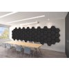 Akustický panel Hexagon 79,8×66 cm - Dub černý