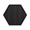 Akustický panel Hexagon 79,8×66 cm - Dub černý