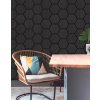 Akustický panel Hexagon 79,8×66 cm - Dub černý
