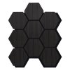 Akustický panel Hexagon 79,8×66 cm - Dub černý