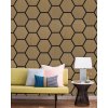 Akustický panel Hexagon 79,8×66 cm - Dub hnědý