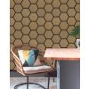 Akustický panel Hexagon 79,8×66 cm - Dub hnědý