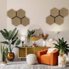 Akustický panel Hexagon 79,8×66 cm - Dub hnědý