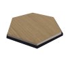 Akustický panel Hexagon 79,8×66 cm - Dub hnědý