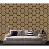 Akustický panel Hexagon 79,8×66 cm - Dub hnědý