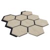 Akustický panel Hexagon 79,8×66 cm - Dub světlý