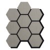 Akustický panel Hexagon 79,8×66 cm - Dub šedý