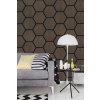 Akustický panel Hexagon 79,8×66 cm - Ořech tmavý