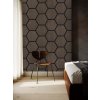 Akustický panel Hexagon 79,8×66 cm - Ořech tmavý