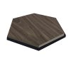 Akustický panel Hexagon 79,8×66 cm - Ořech tmavý