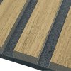 Akustický panel 260x60,5 cm - Dub hnědý
