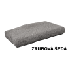 Zákrytová stříška sloupku zrubová šedá