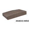 Stříška průběžná zrubová hnědá