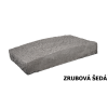 Stříška průběžná zrubová šedá