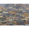 Kamenný obklad VIPSTONE Břidlice multicolor 60x15 cm