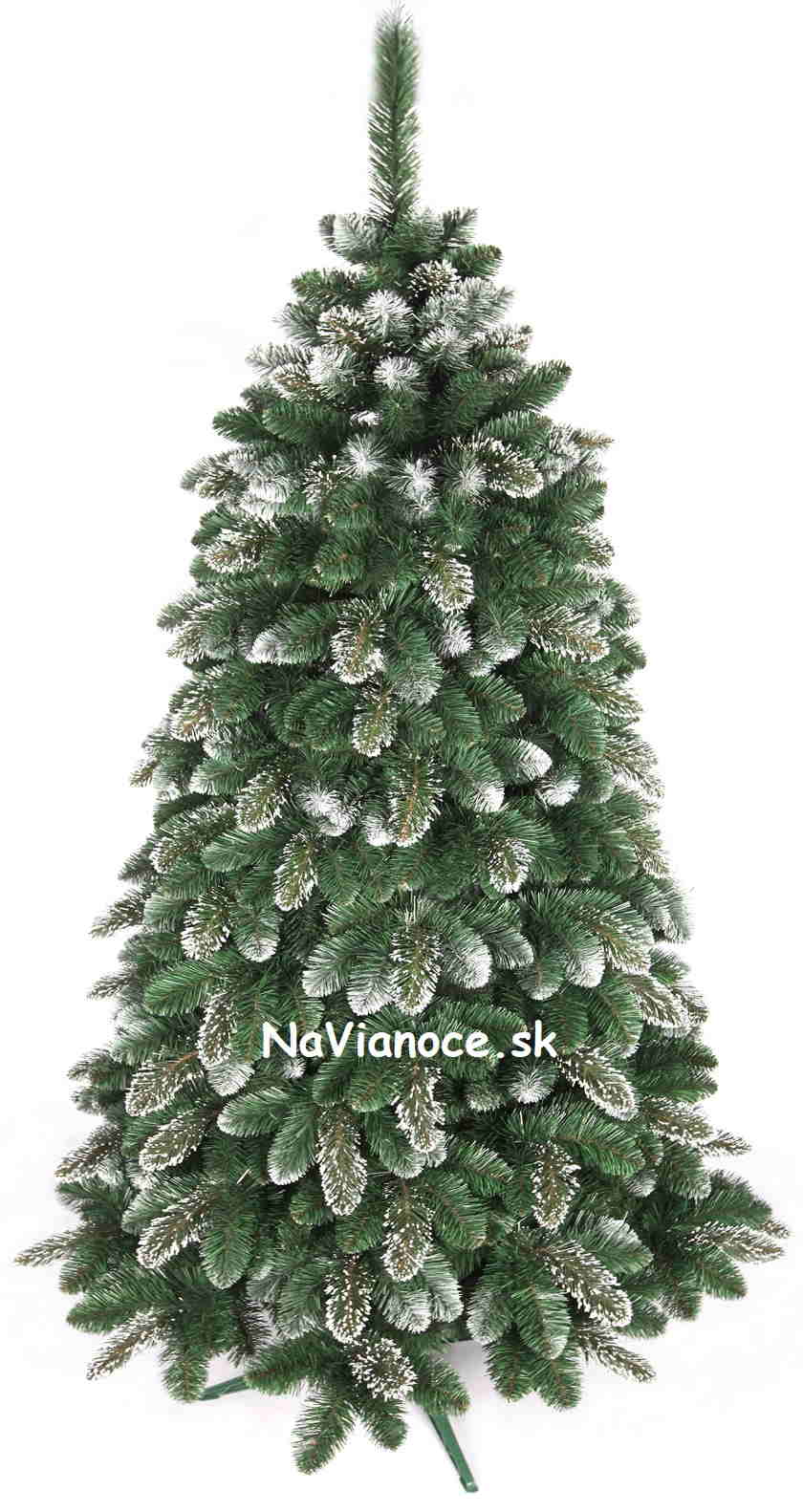 vysoký snehový vianočný stromček