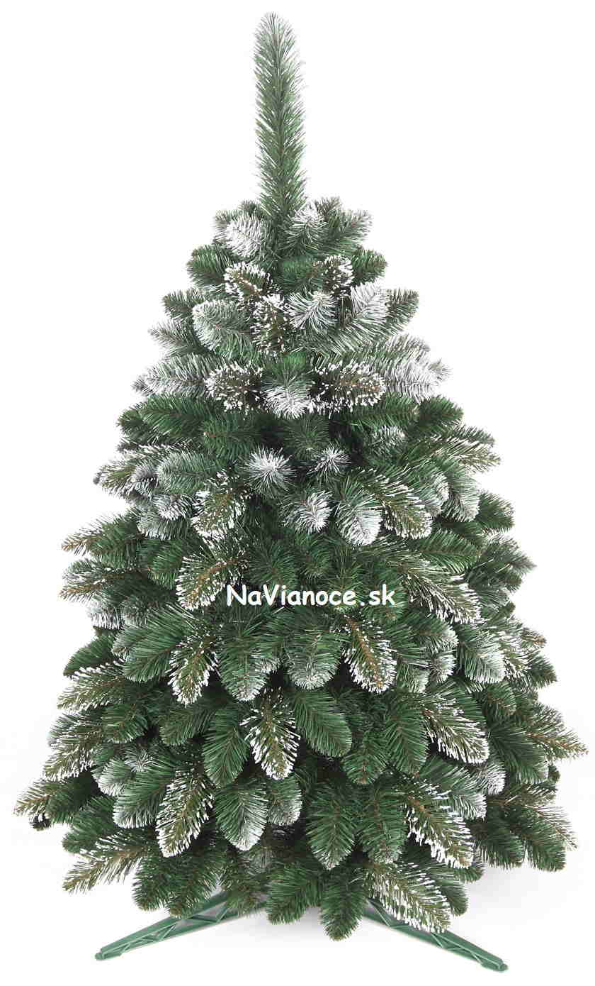 zasnežené snehové biele vianočné stromčeky