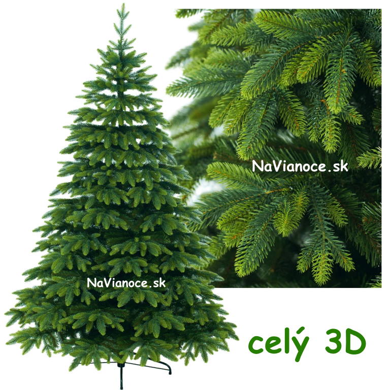 umely-vianocny-stromcek-cely-3d-ihlicie