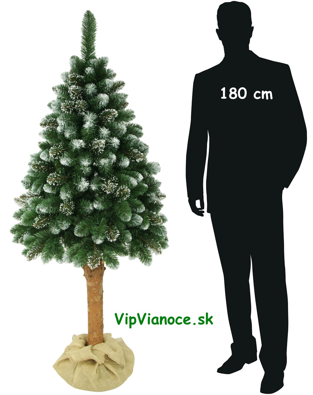 umele-vianocne-stromceky-na-pniku-borovicove
