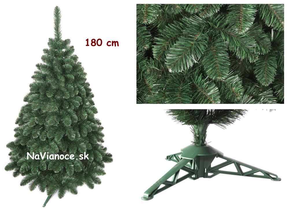 klasický vianočný umelý stromček borovica 180 cm