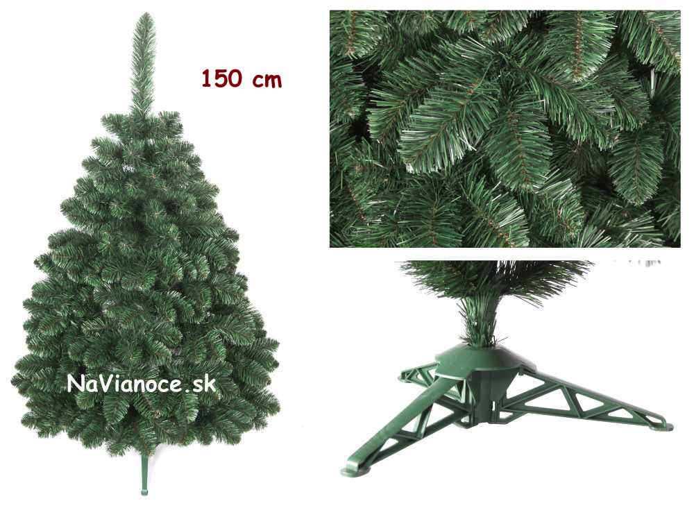 umelý malý vianočný stromček borovica 150 cm