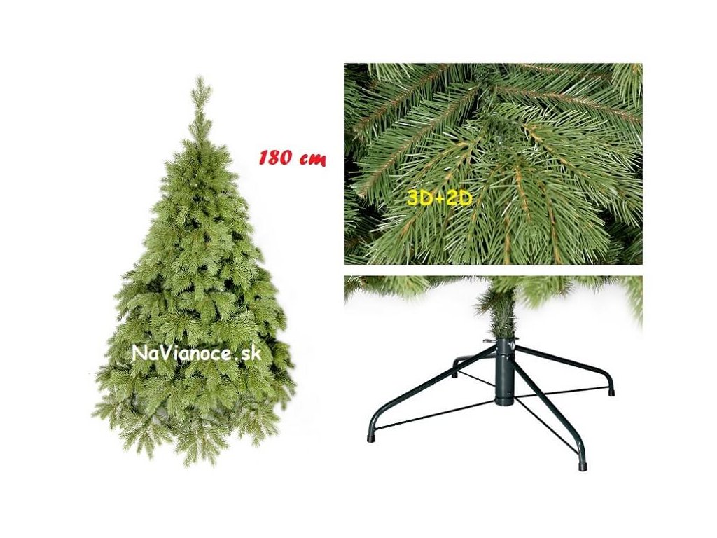 vianočný stromček borovica 3D